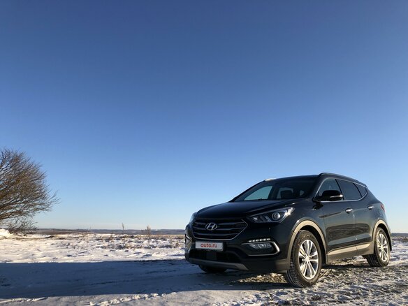 2017 Hyundai Santa Fe III Рестайлинг, чёрный - вид 19