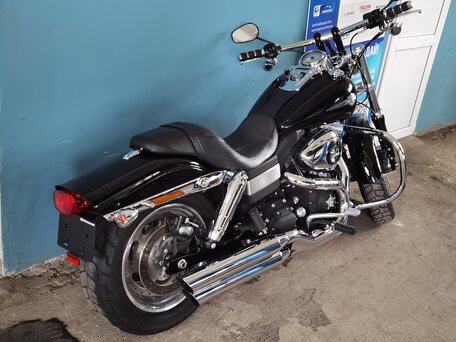 2009 Harley-Davidson Fat Bob, чёрный, 965000 рублей, вид 1