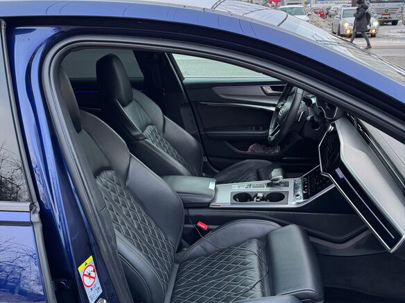 2018 Audi A6 55 TFSI V (C8), синий, 4850000 рублей - вид 6