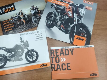 2012 KTM 200 Duke, оранжевый, 265000 рублей, вид 3