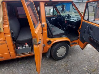 1987 Volkswagen Transporter 5-speed T3, оранжевый, 490000 рублей, вид 5