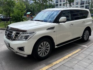 2014 Nissan Patrol VI (Y62) Рестайлинг, белый, 2650000 рублей, вид 3