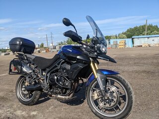 2012 Triumph Tiger 800, синий, 695000 рублей, вид 3