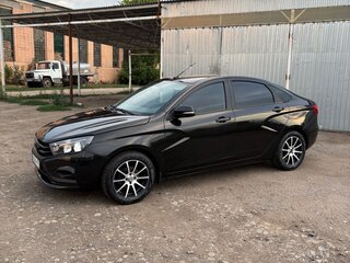 2016 Lada (ВАЗ) Vesta I, чёрный, 740000 рублей, вид 1