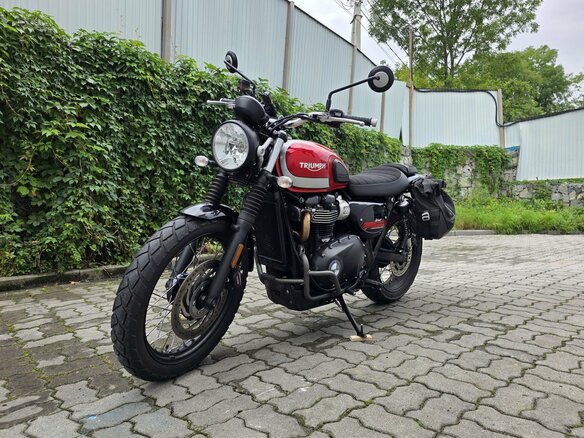 2018 Triumph Scrambler, красный, 920000 рублей - вид 7