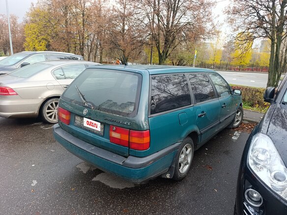 1994 Volkswagen Passat B4, зелёный, 109500 рублей - вид 3