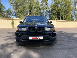 2002 BMW X5 3.0i I (E53), чёрный, 890000 рублей, вид 2