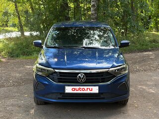 2021 Volkswagen Polo VI, синий, 1800000 рублей, вид 3