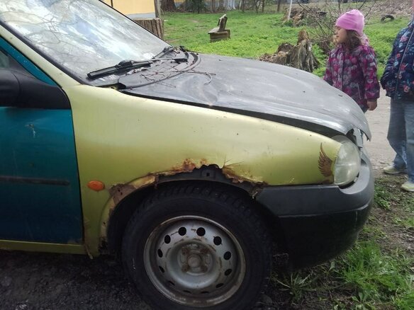 1999 Opel Corsa B, жёлтый, 45000 рублей - вид 6
