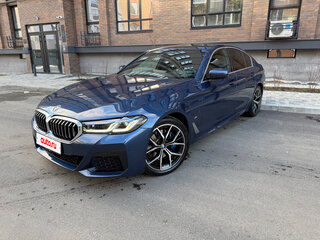 2021 BMW 5 серии 530i VII (G30/G31/G38) Рестайлинг, синий, 4490000 рублей, вид 1
