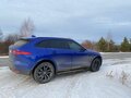 2018 Jaguar F-Pace I, синий - вид 3