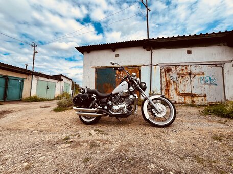 1993 Yamaha XV1100 Virago, фиолетовый, 720000 рублей, вид 3