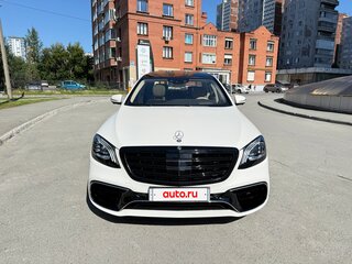 2019 Mercedes-Benz S-Класс 560 Long VI (W222, C217) Рестайлинг, белый, 8050000 рублей, вид 3