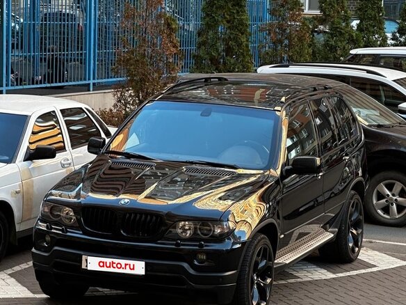2004 BMW X5 3.0d I (E53) Рестайлинг, чёрный