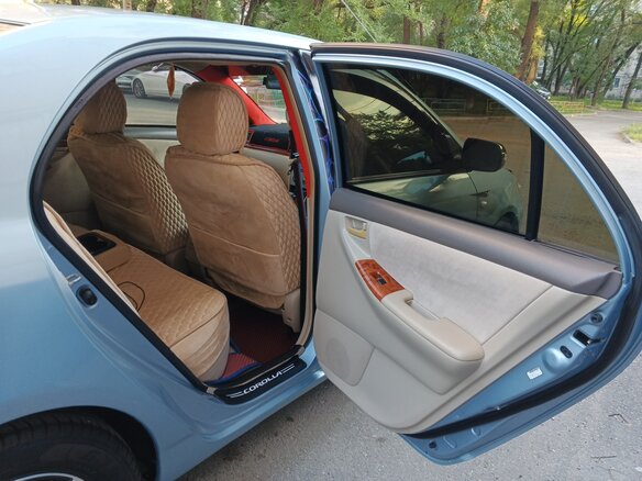 2004 Toyota Corolla IX (E120, E130), голубой, 470000 рублей - вид 15