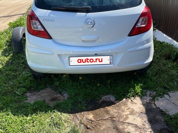 2012 Opel Corsa D Рестайлинг II, белый, 400000 рублей - вид 5