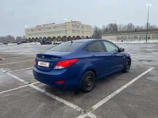 2013 Hyundai Solaris I, синий, 538000 рублей, вид 5