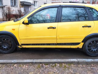 2011 Lada (ВАЗ) Kalina Sport I, жёлтый, 250000 рублей, вид 5