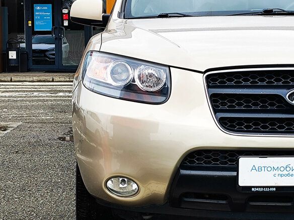 2007 Hyundai Santa Fe II, бежевый - вид 4