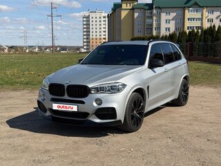 2016 BMW X5 M50d III (F15), серебристый, 3300000 рублей, вид 3