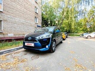 2015 Toyota Sienta II, чёрный, 1099000 рублей, вид 1