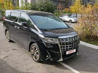 2021 Toyota Alphard III Рестайлинг, чёрный, 6500000 рублей, вид 2