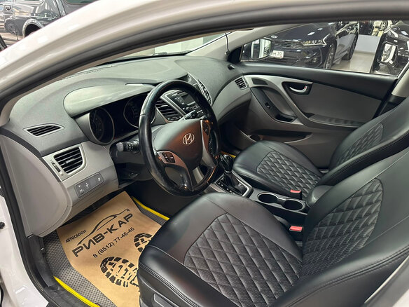 2014 Hyundai Elantra V (MD) Рестайлинг, белый - вид 11