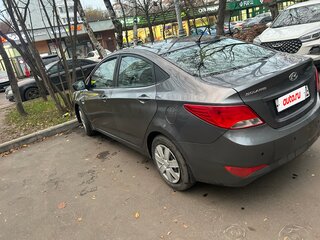 2016 Hyundai Solaris I Рестайлинг, серый, 600000 рублей, вид 4