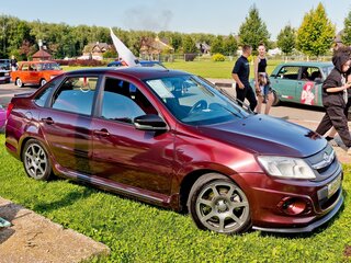 2013 Lada (ВАЗ) Granta I, пурпурный, 440000 рублей, вид 1