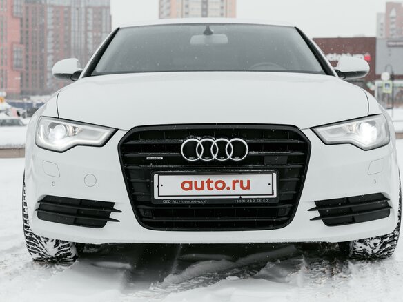 2012 Audi A6 IV (C7), белый - вид 1
