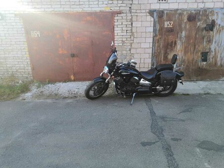 2008 Yamaha XVS1100, чёрный, 500000 рублей, вид 1