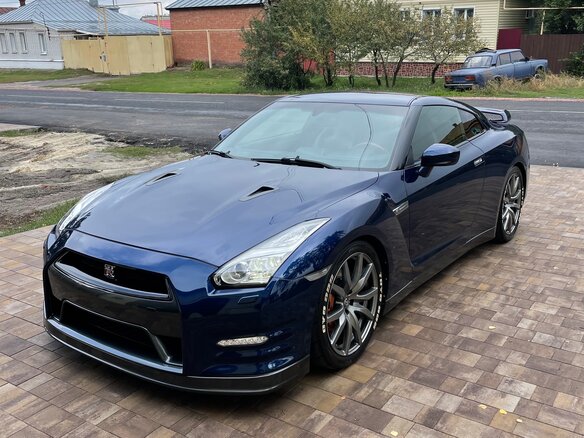 2012 Nissan GT-R I Рестайлинг 1, синий