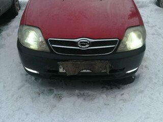 2002 Toyota Corolla Fielder IX (E120, E130), красный, 450000 рублей, вид 1