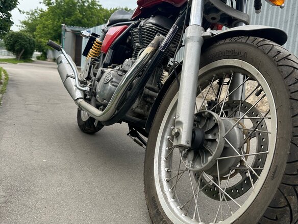 2014 Royal Enfield Continental GT, красный, 498000 рублей - вид 8