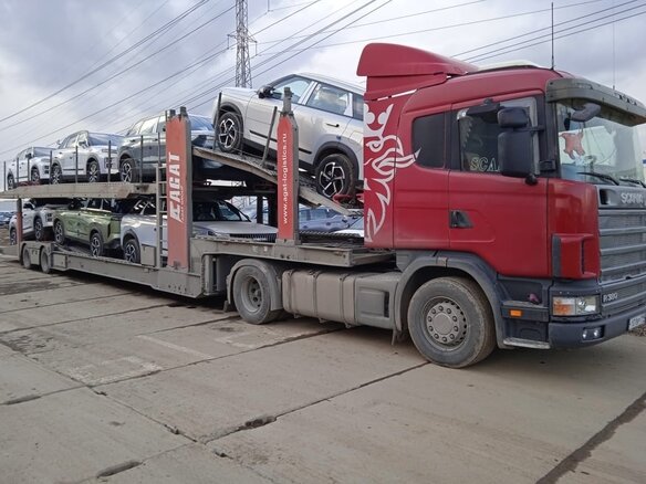 2008 Scania 4-Series, красный