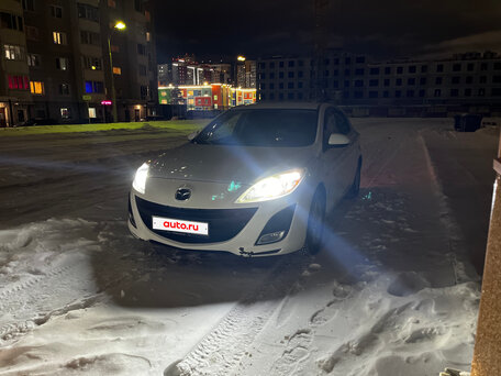 2011 Mazda 3 II (BL), белый, 850000 рублей, вид 1