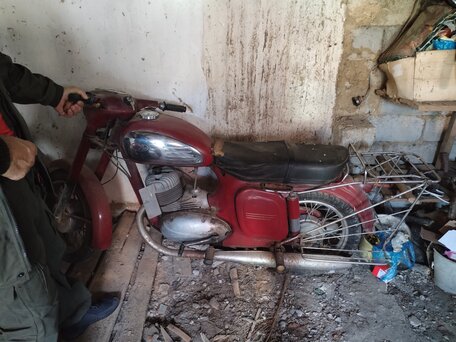 1963 Jawa 350/360, красный, 80000 рублей, вид 1