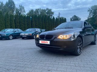 2009 BMW 5 серии 525xi V (E60/E61) Рестайлинг, чёрный, 1250000 рублей, вид 2