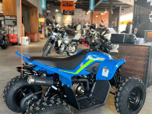 2025 CFMoto CFORCE 110, синий - вид 3