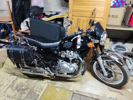 2022 Kawasaki W 800, чёрный, 800000 рублей, вид 2