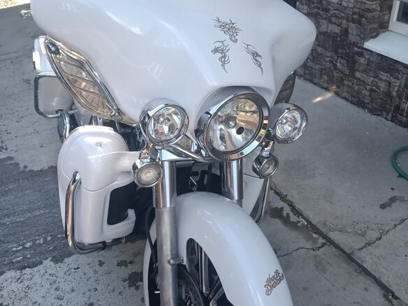 2007 Harley-Davidson Electra Glide, белый, 1100000 рублей - вид 10