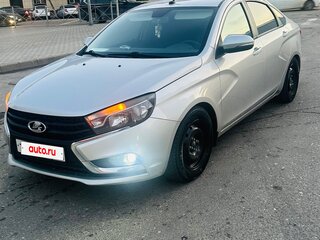 2016 Lada (ВАЗ) Vesta I, серебристый, 850000 рублей, вид 2