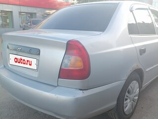 2003 Hyundai Accent ТагАЗ II, серебристый, 300000 рублей, вид 4