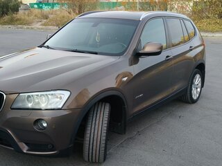 2014 BMW X3 20i xDrive II (F25) Рестайлинг, коричневый, 1860000 рублей, вид 2