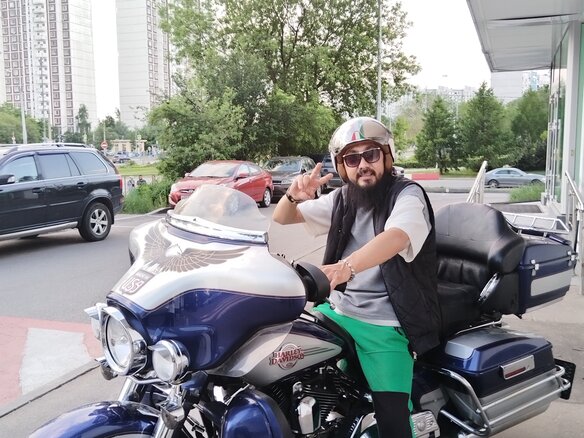 2005 Harley-Davidson Electra Glide Revival, синий, 720000 рублей - вид 8