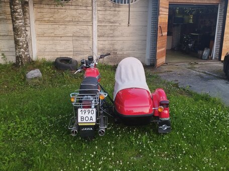 1983 Jawa 350/634, красный, 300000 рублей, вид 3
