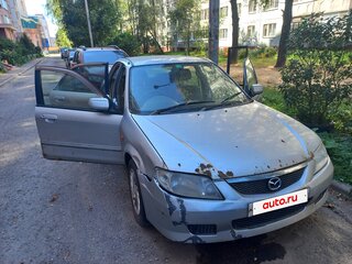 2002 Mazda Familia VIII (BJ), серебристый, 135000 рублей, вид 3