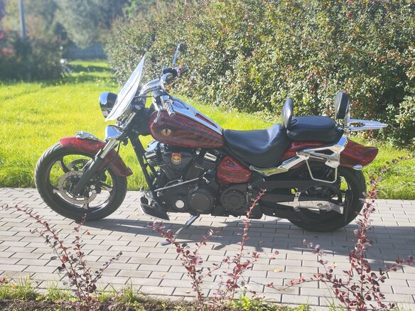 2007 Yamaha XV 1900, красный, 730000 рублей - вид 8