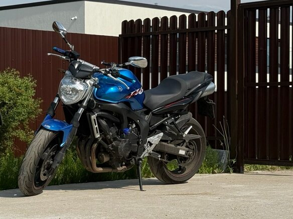 2007 Yamaha FZ6, синий, 490000 рублей