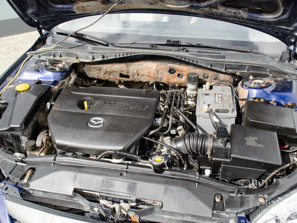 2006 Mazda 6 I (GG) Рестайлинг, синий, 291000 рублей - вид 14